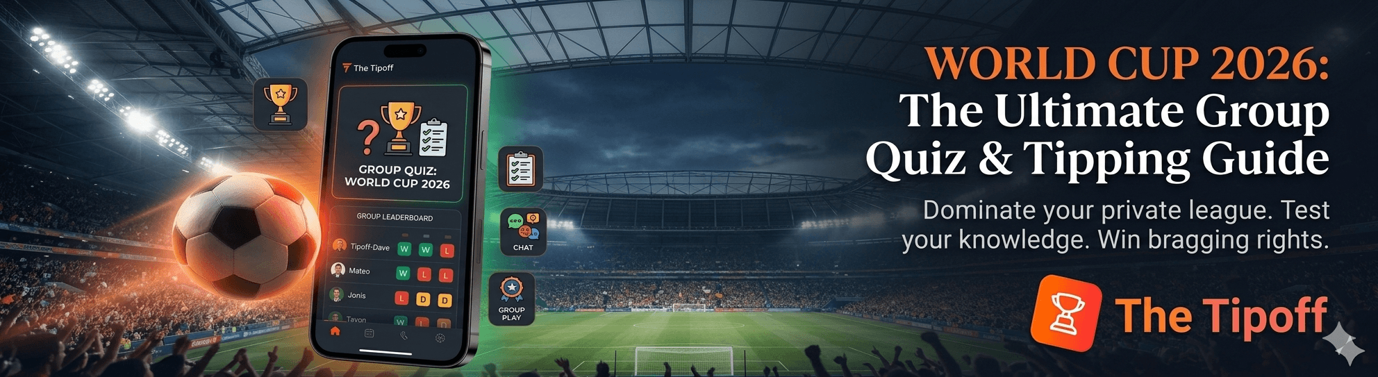 The World Cup Starts in 5 Weeks. Does Your Group Have a Plan?