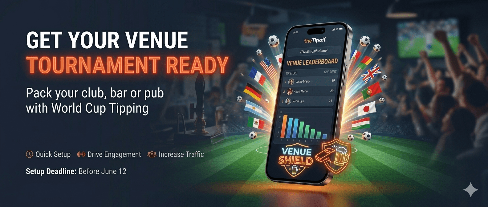 Under Two Weeks: How to Get Your Venue Ready for the World Cup Right Now