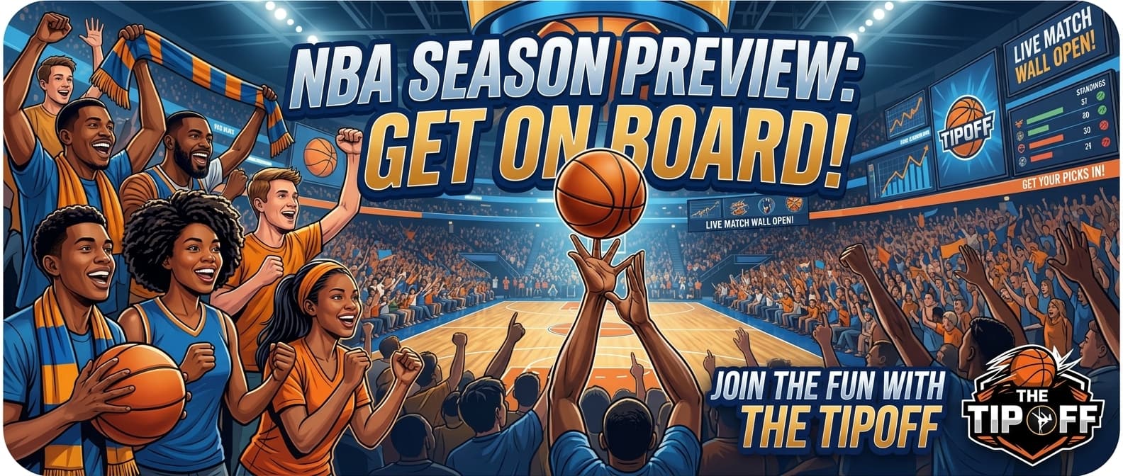 The NBA Season Tips Off Soon. Your Group's Tipping Competition Isn't Set Up Yet.